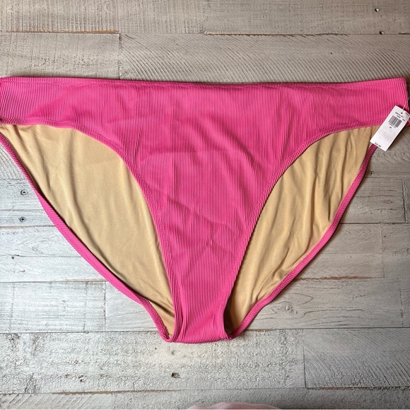 NWT! Old Navy Textured-Rib Cinch-Front Bikini Swim Top 4X - Picture 2 of 15